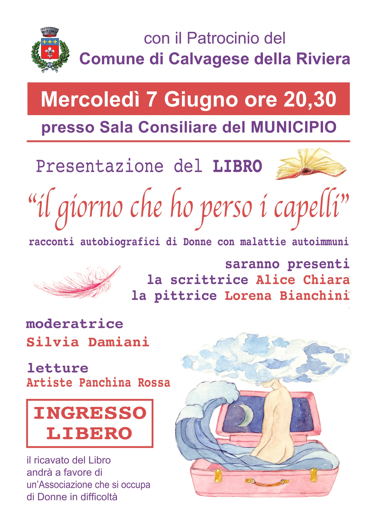 Presentazione del libro             "IL GIORNO CHE HO PERSO I CAPELLI"
