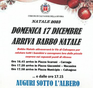 Arriva babbo natale