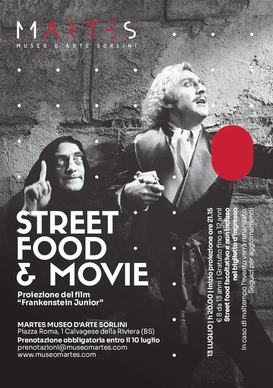 Martes museo d'arte sorlini-street food e movie-